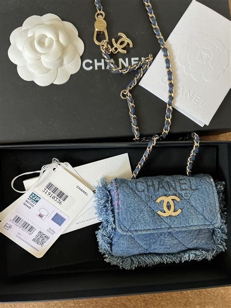 chanel belt bag denim|Chanel belt bag 2022.